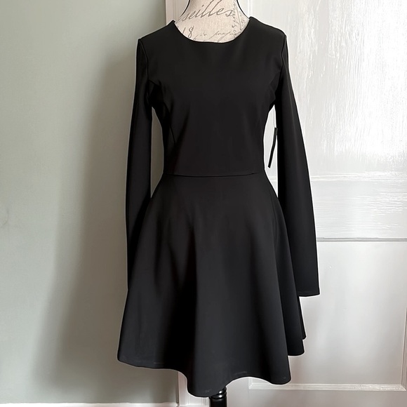 LULUS Forever Chic Black Long Sleeve Dress - Picture 2 of 14